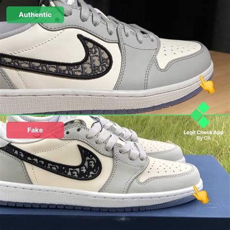 jordan 1 dior low real vs fake|jordan dior original.